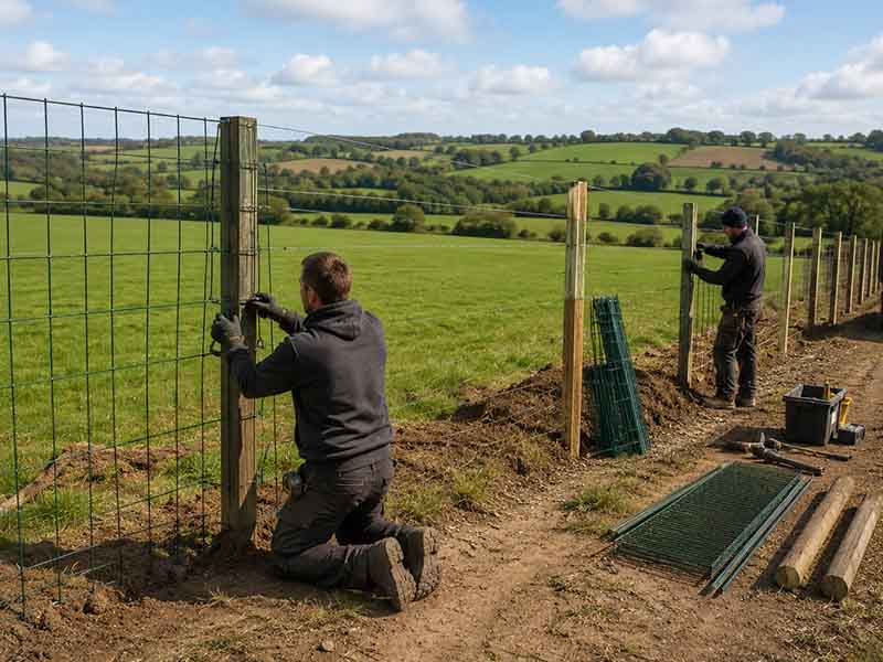 commercial fence replacement and repairs in Cumbria