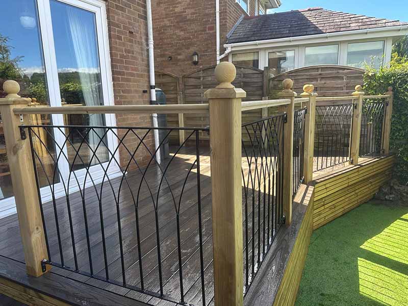 Decorative timber fencing for gardens in Kendal and Cumbria