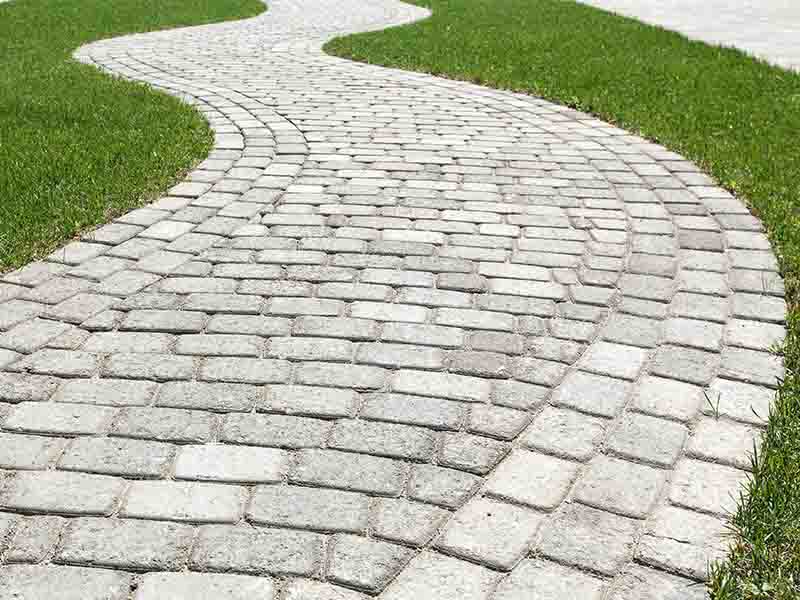 block paving paths in Cumbria and the South Lakes