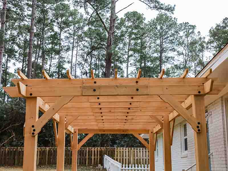 pergolas for sloping gardens in Kendal and the South Lakes