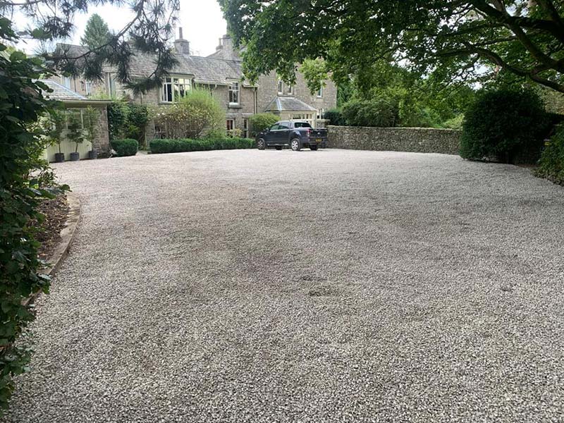 JH Landscaping Kendal large driveway project