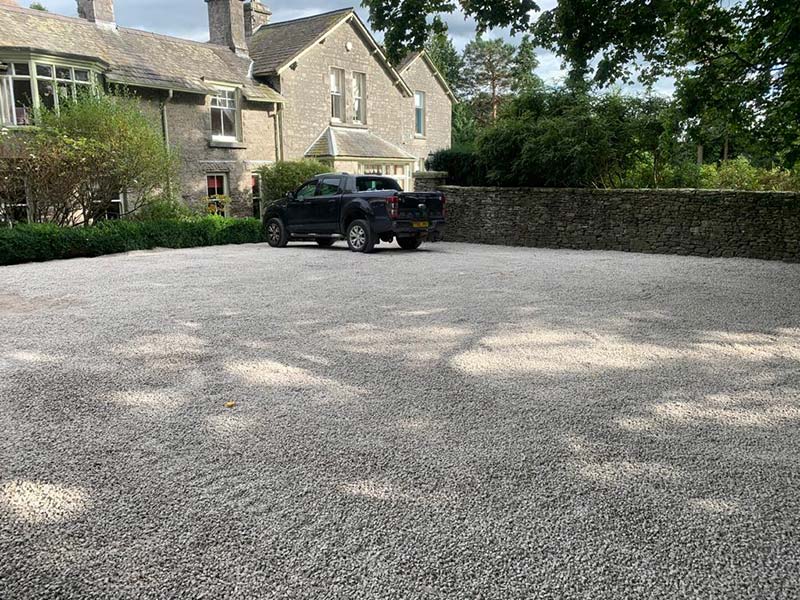 JH Landscaping Kendal Large Driveway Design