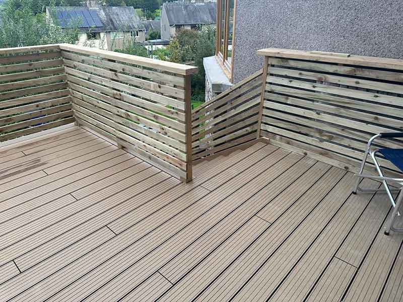 JH Landscaping Kendal Wooden Decking Close