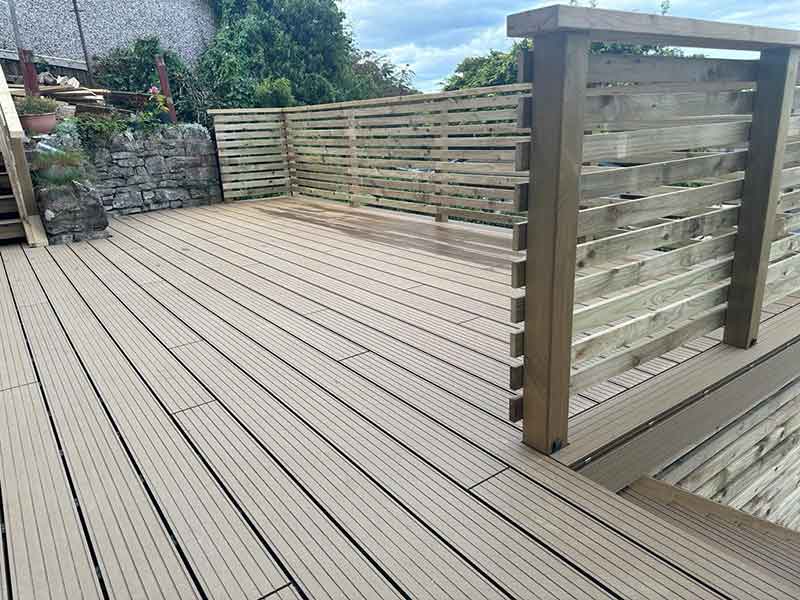 JH Landscaping Kendal Wooden Decking Close